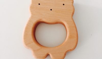 anneau de dentition en bois